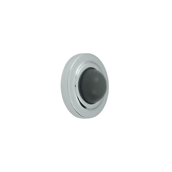 WBC238U26 Convex Flush Bumper Door Stop Polished Chrome, 10PK